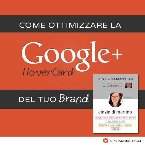 [infografica] Come ottimizzare la tua Google Plus HoverCard
