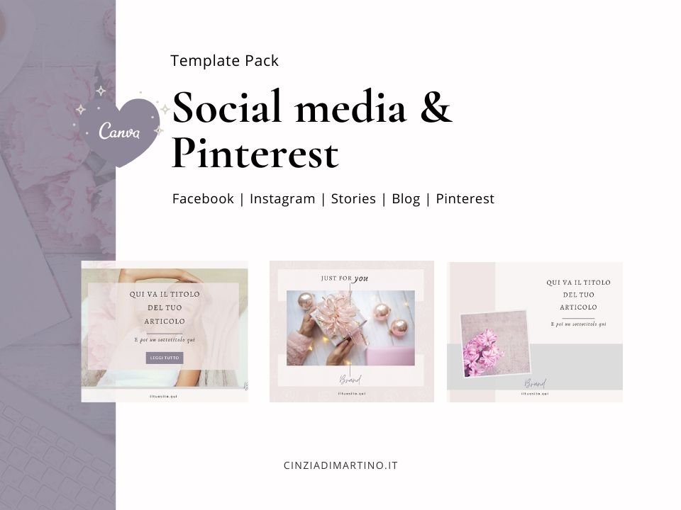 Canva Template Pack | Orchid Beauty | Cinzia Di Martino