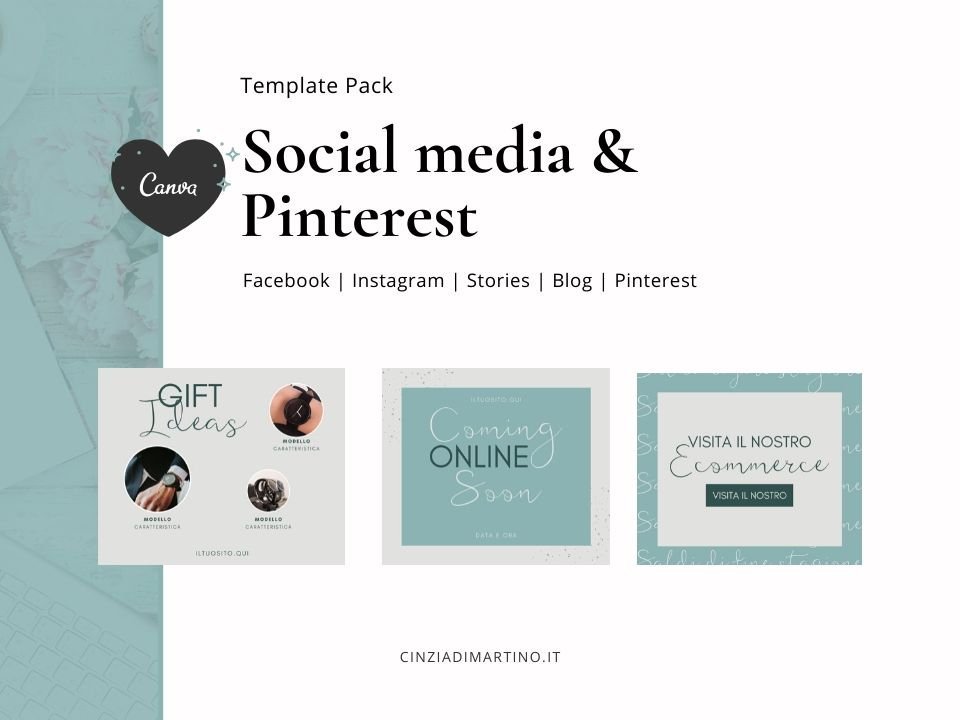 Canva Template Pack | Ocean Breeze | Cinzia Di Martino