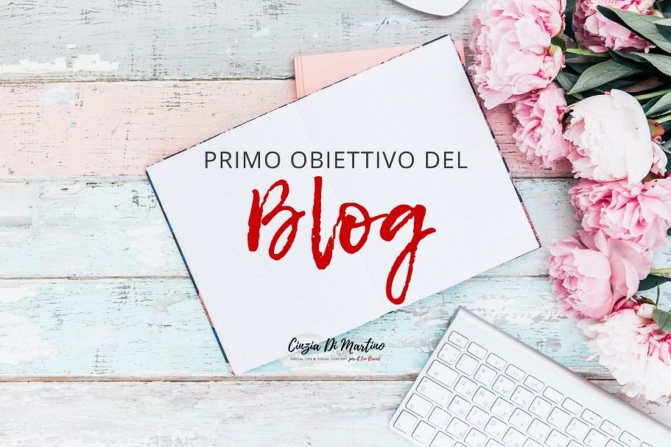 Il primo obiettivo di un Blog | Cinzia Di Martino
