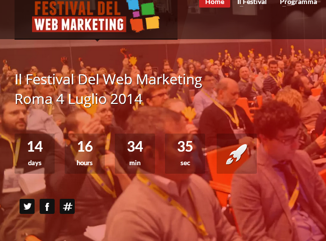 Festival del Web Marketing: per chi vive di web!