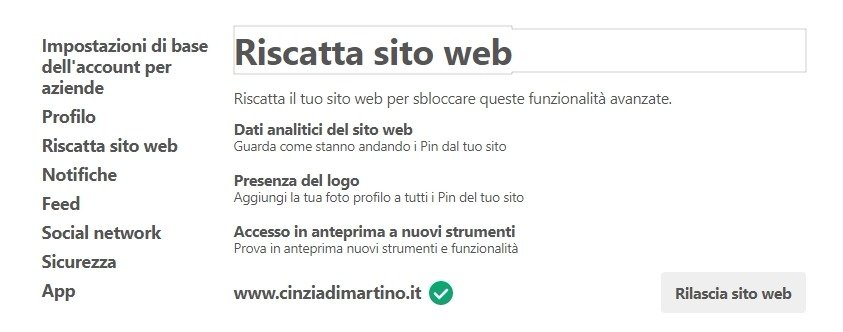 Pinterest : cos'è e come impostare un account Business | Cinzia Di Martino