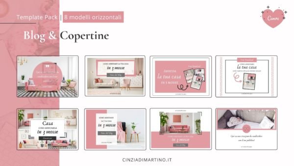 Canva Template Pack | Pink Lifestyle | Cinzia Di Martino